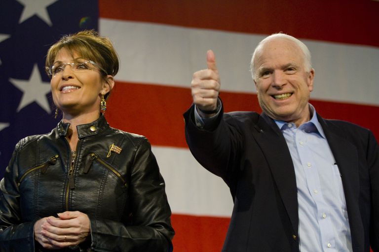 John McCain ja Sarah Palin.