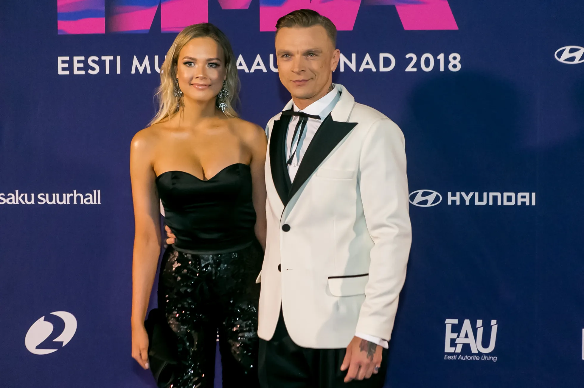 Tanel Padar koos kihlatu Lauren Villmanniga 2018. aastal.
