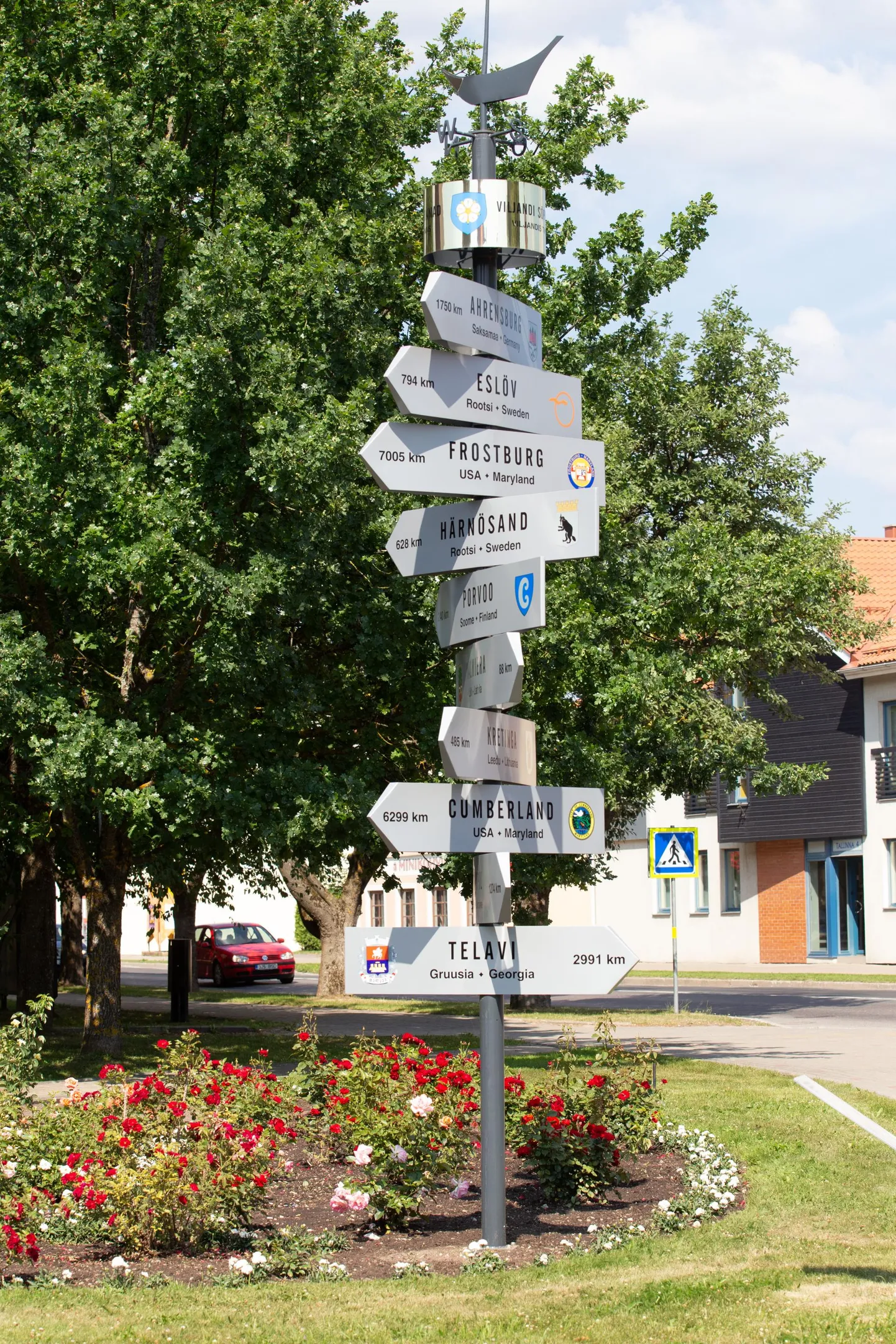 Viljandi sõpruslinnade viit