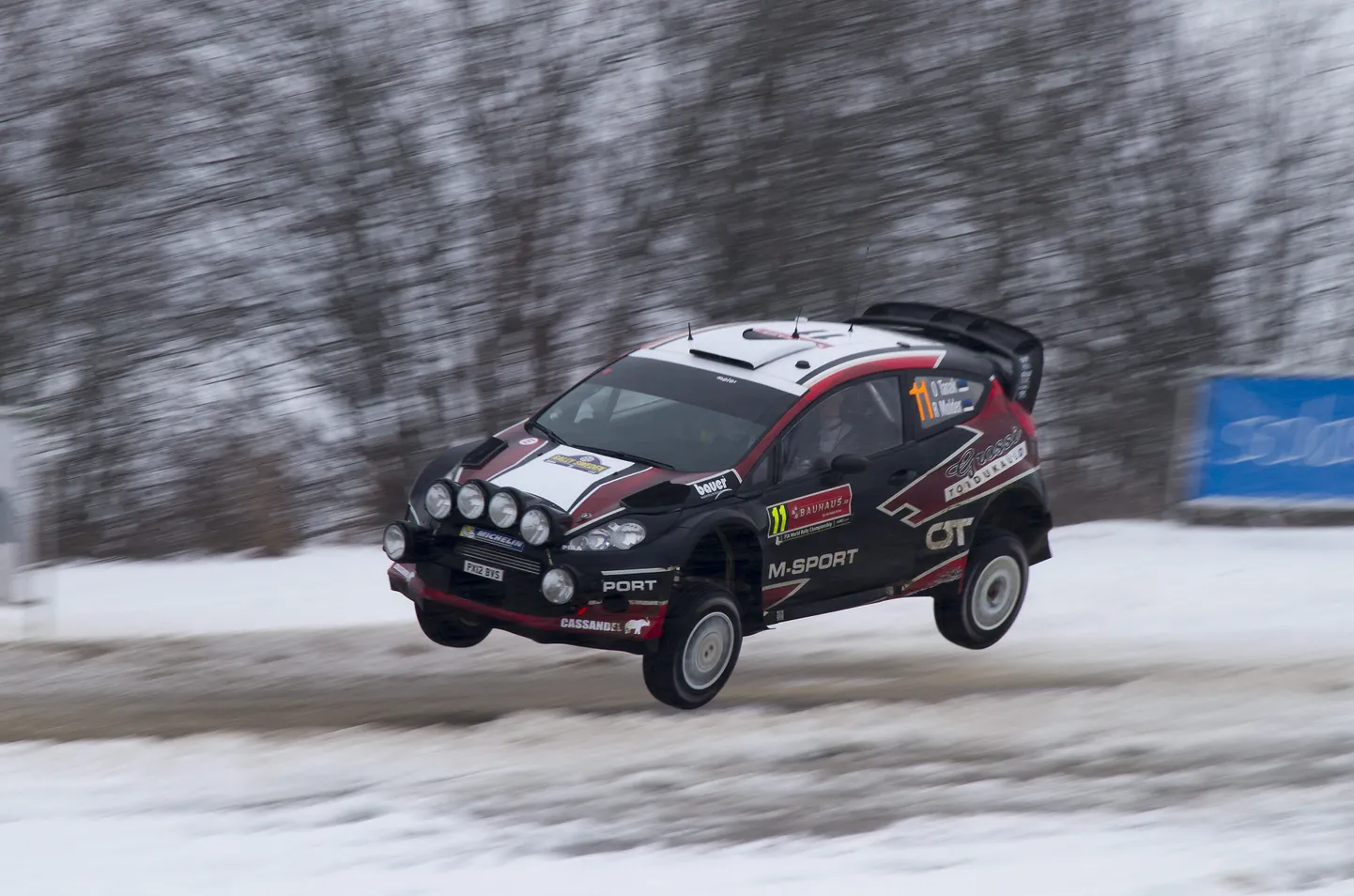 Ott Tänak kijutas tänavusel Rootsi rallil M-Spordi WRC masinaga