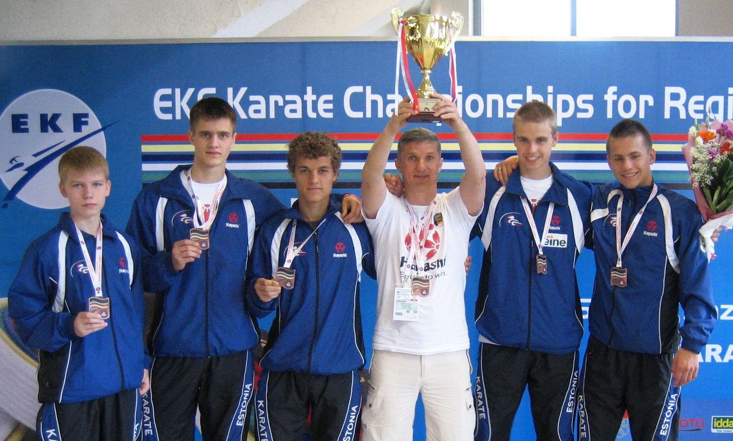 Слева направо: Роберт Денисов, Дмитрий Воронин, Марко Пяхламяги, Александр Зыков, Танель Паабо, Михкель Лийваканд.