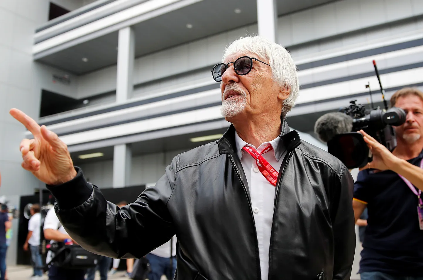 Bernie Ecclestone.