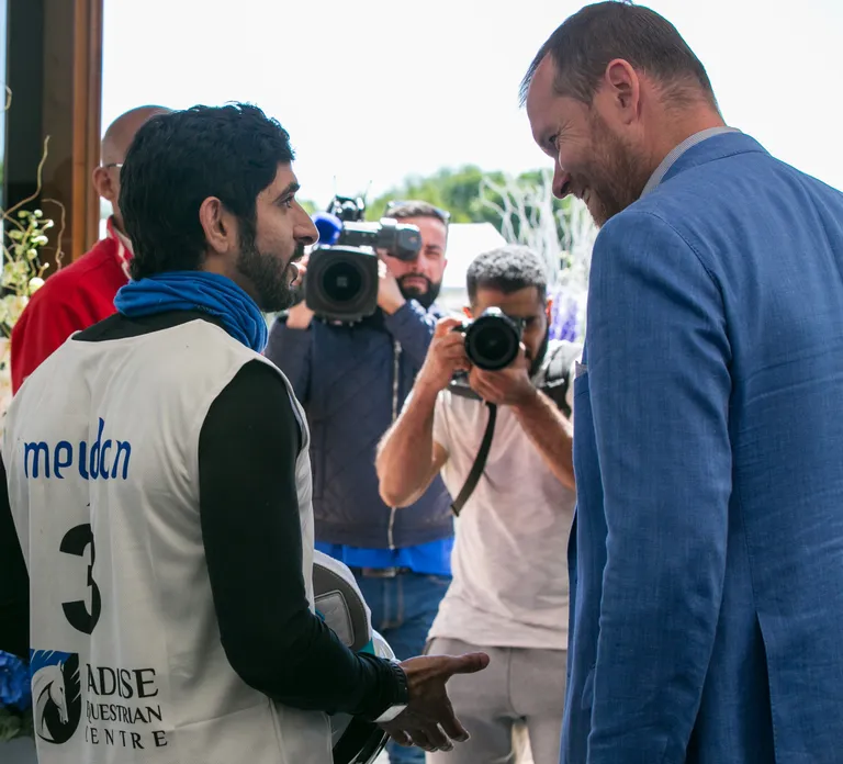 Dubai kroonprints kohtus Marti Häälega.