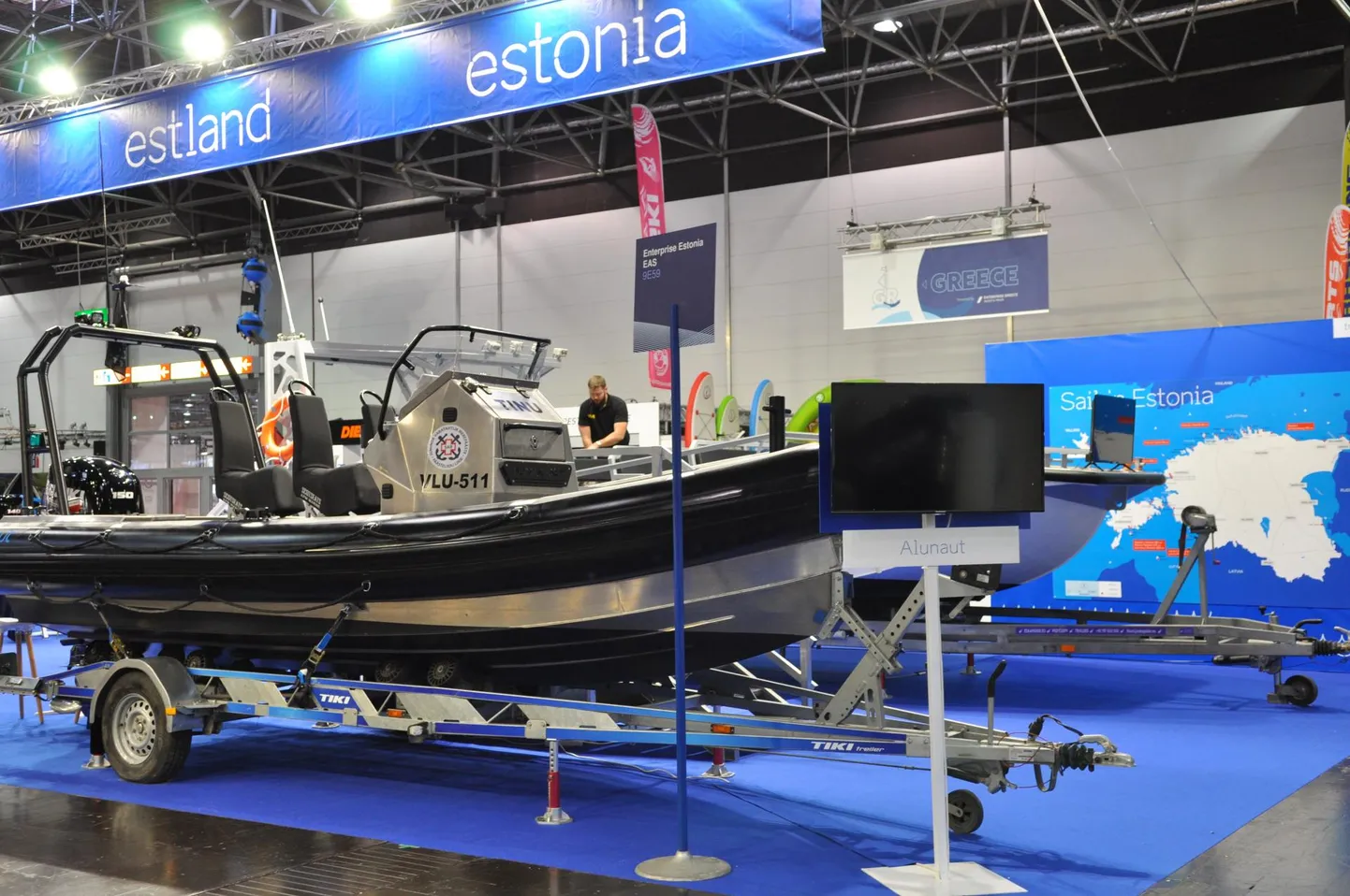 Alunaudi väljapanek Düsseldorfi messil Boot 2020.