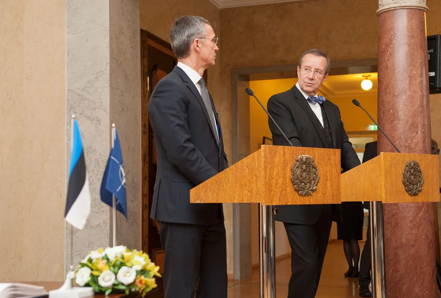 President Toomas Hendrik Ilves ja NATO peasekretär Jens Stoltenberg