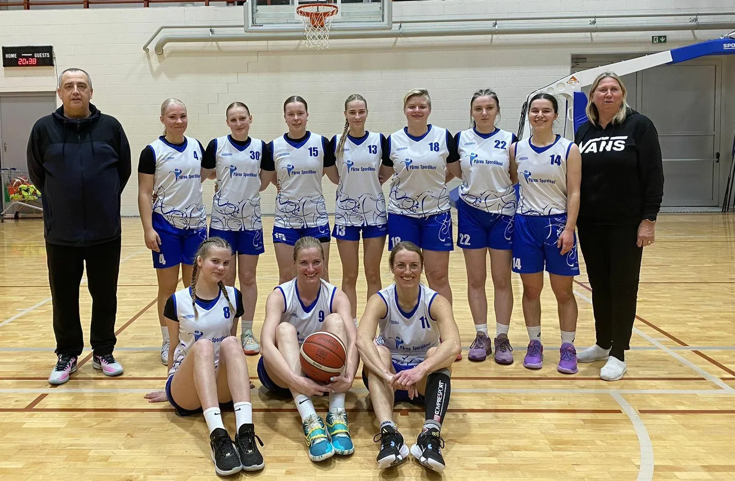 Pärnu spordikooli korvpallinaiskond parandas võrreldes mullusega oma lõppkohta kahe pügala võrra.