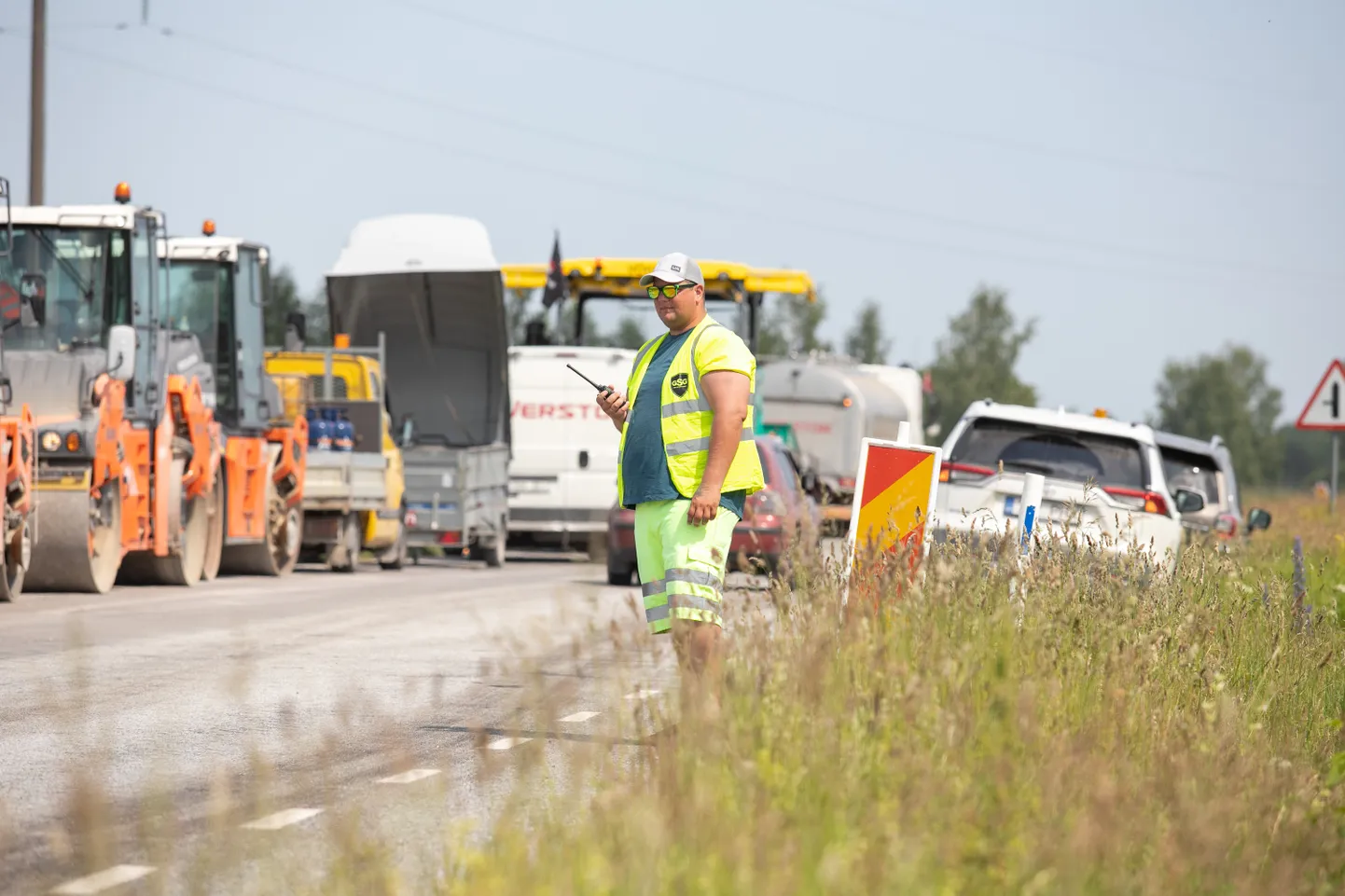 Rakvere-Rannapungerja riigimaantee ehitus.
