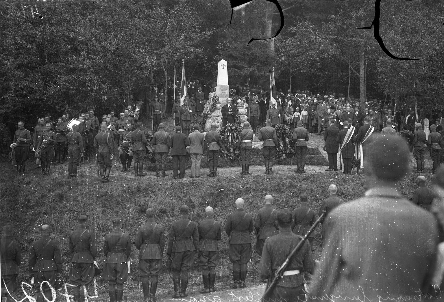 Munamäe lahingu mälestusmärgi avamine 1932.