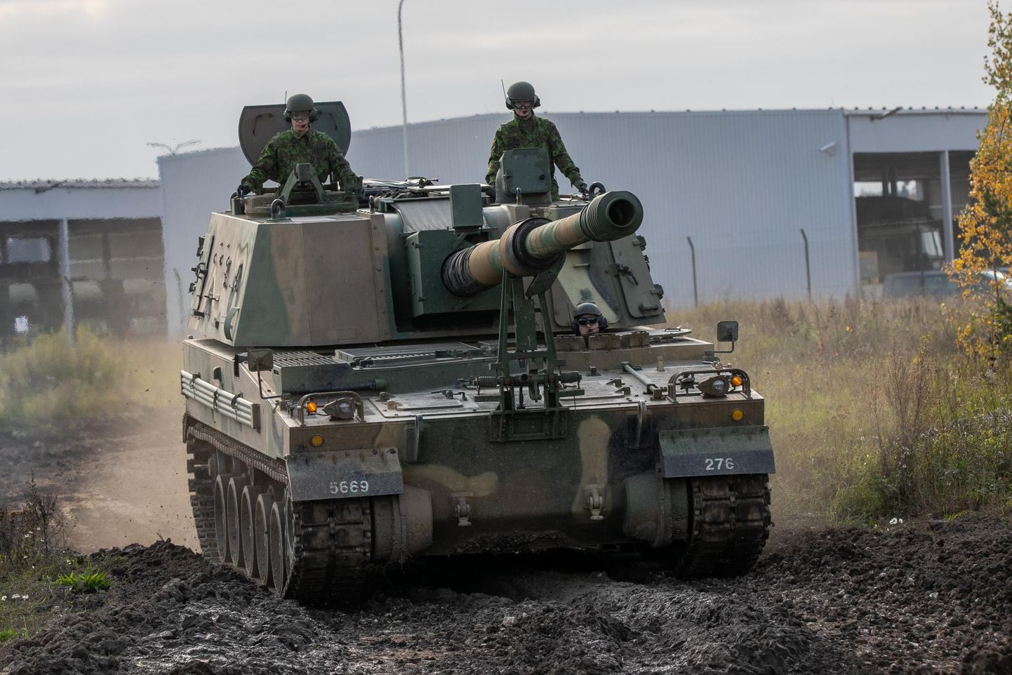 Eesti kaitsevõime arendamine on jätkuvalt tähtis. Pildil liikursuurtükk K9 Kõu.