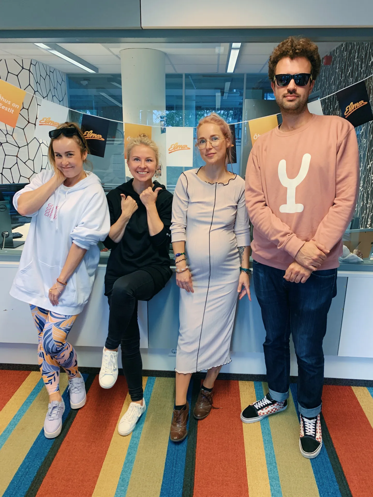 Kristel Aaslaid, Mari-Liis Männik, Lenna Kuurmaa ja Philip Nikolajev