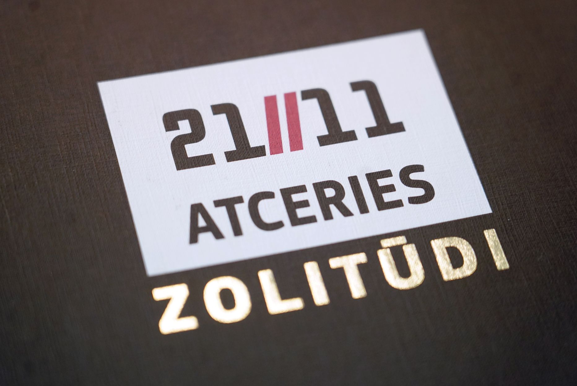 Zolitūdes traģēdijas upuru piemiņas grāmata "21.11. Atceries Zolitūdi".