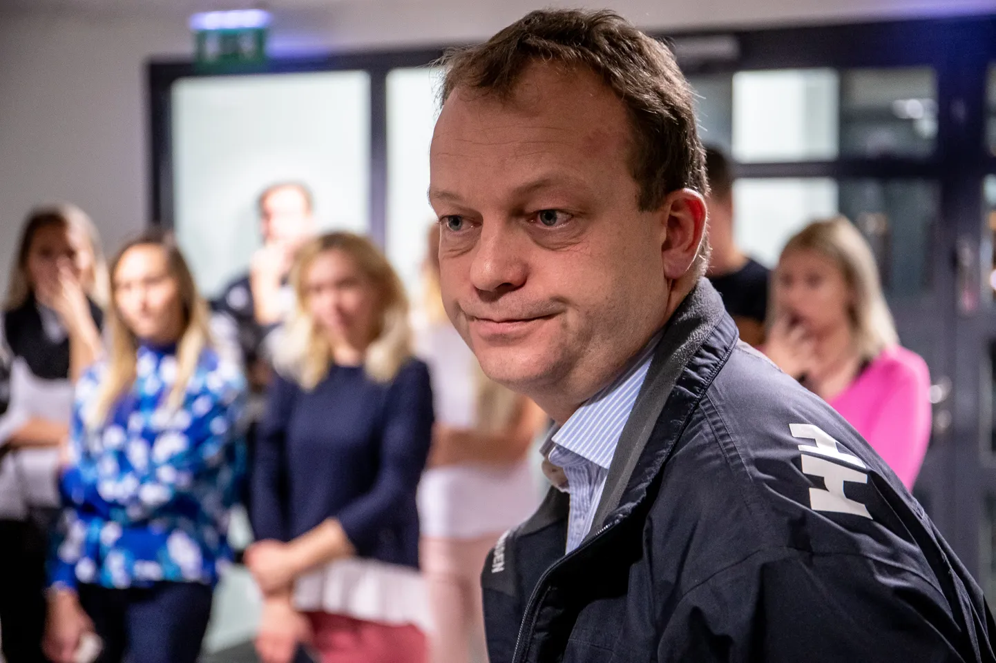 Haabneeme kooli hoolekogu esimees Antoon van Rems.