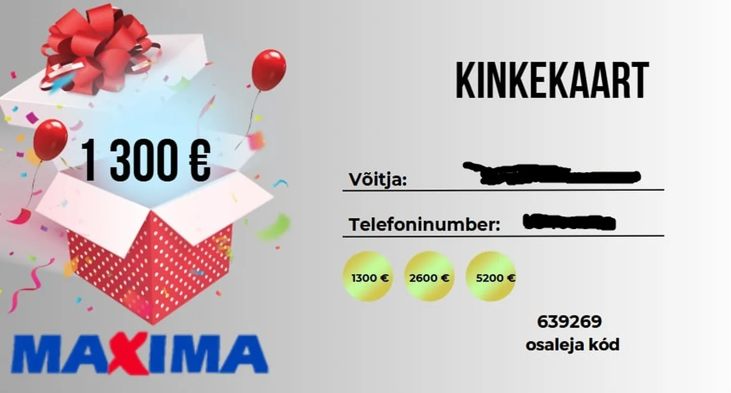 Levimas on uus petuskeem Maxima nimel.