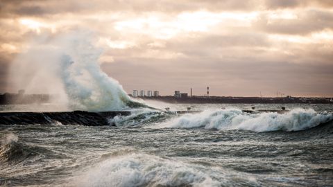 На Балтийском море ожидаются трехметровые волны