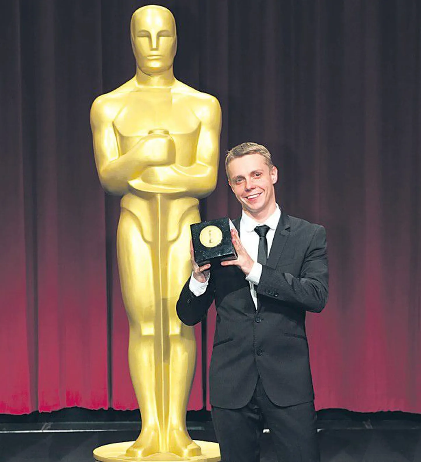 Танель Тоом в июне 2010 года на вручении студенческого «Оскара» за фильм «The Confession» («Исповедь»).