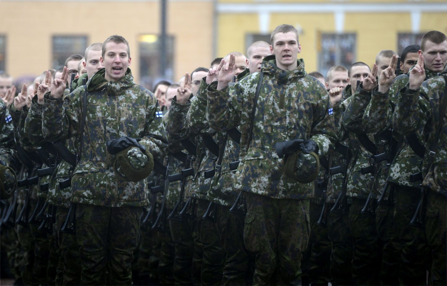 Финские военнослужащие. Иллюстративное фото.
