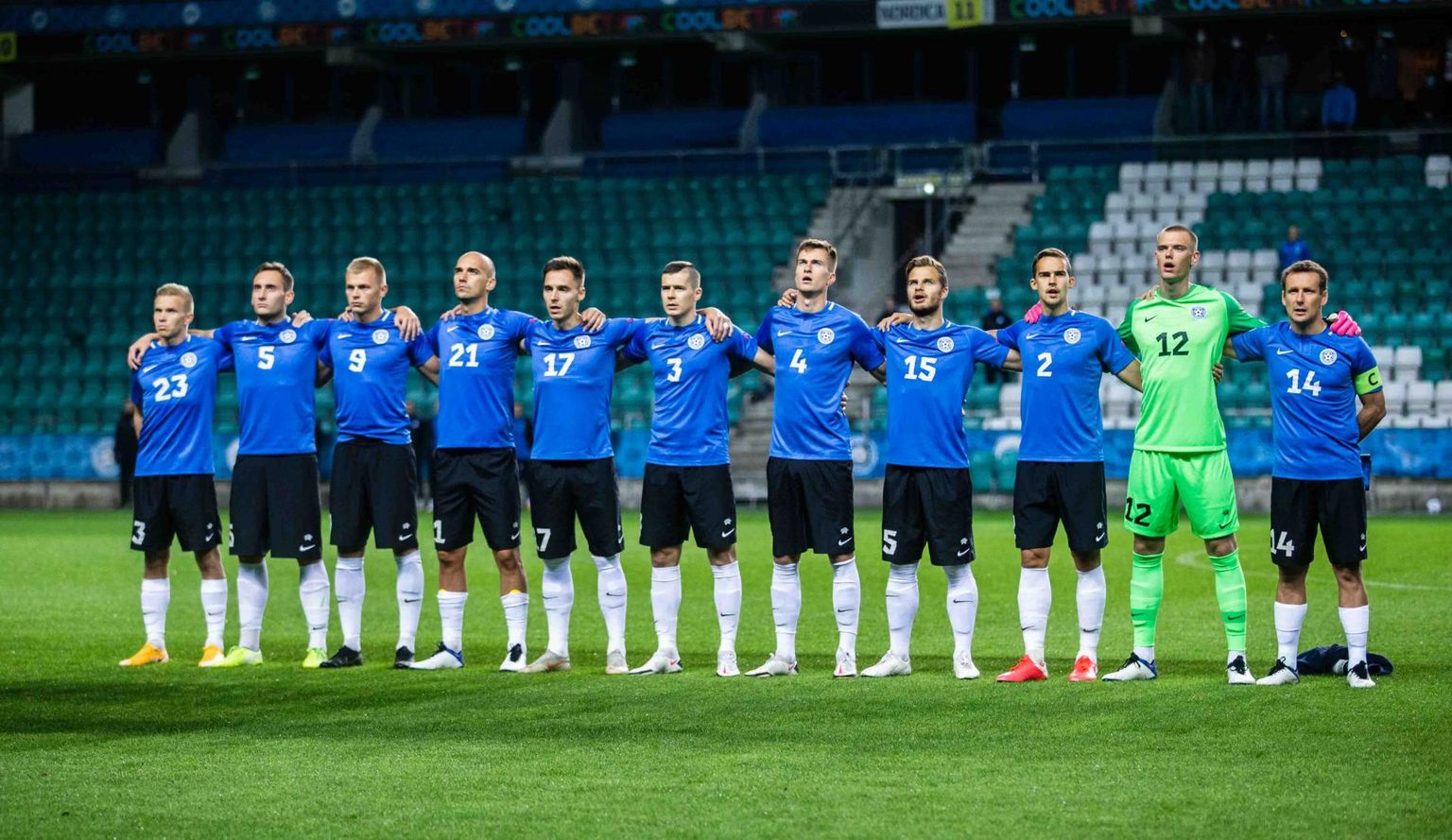 Eesti jalgpallikoondis.