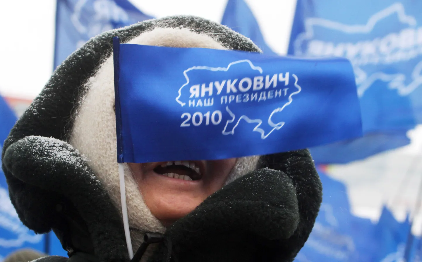 Viktor Janukovitši poolehoidja Kiievis
