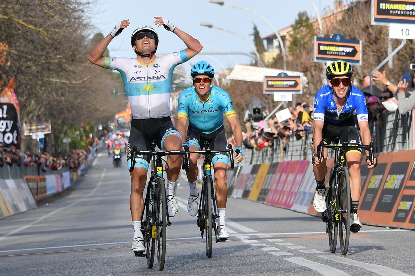 Tirreno-Adriatico neljanda etapi võitis Astana rattur Aleksei Lutsenko.