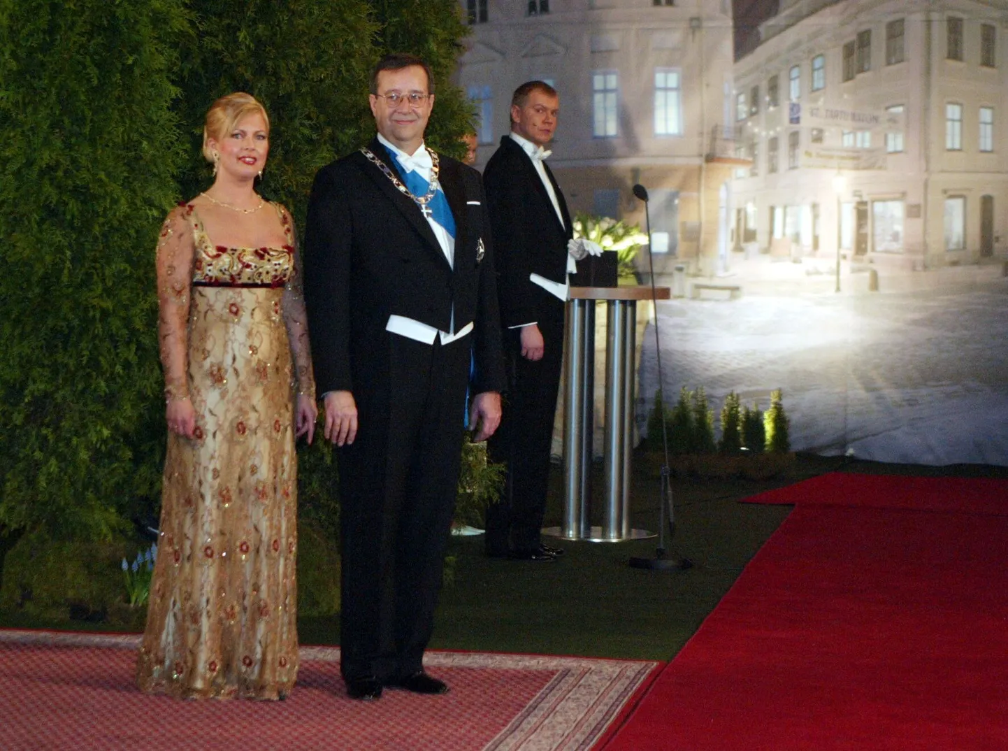 Presidendi vastuvõtt Tartus 2007. aastal.