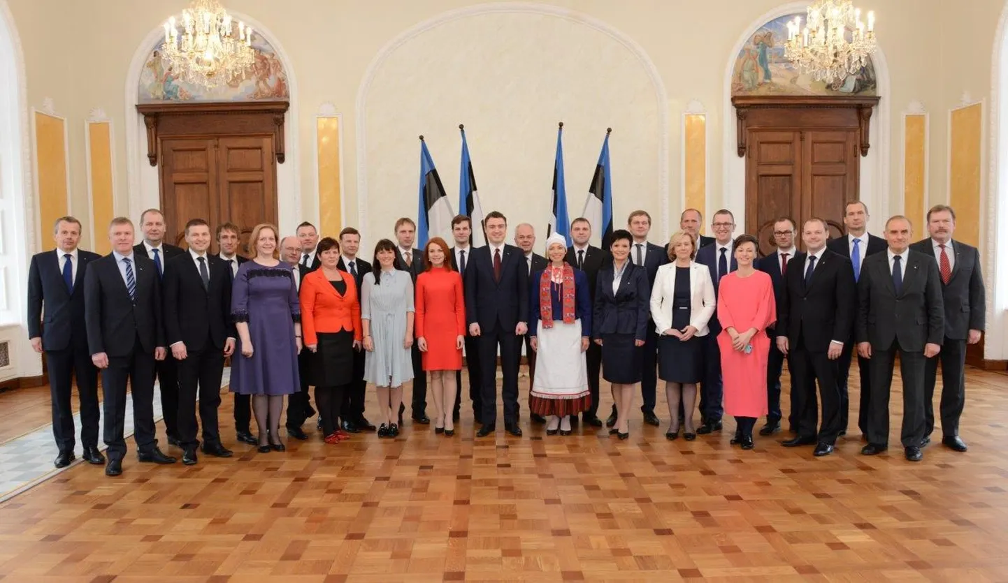 Reformierakonna fraktsioon pärast riigikogu valimisi.