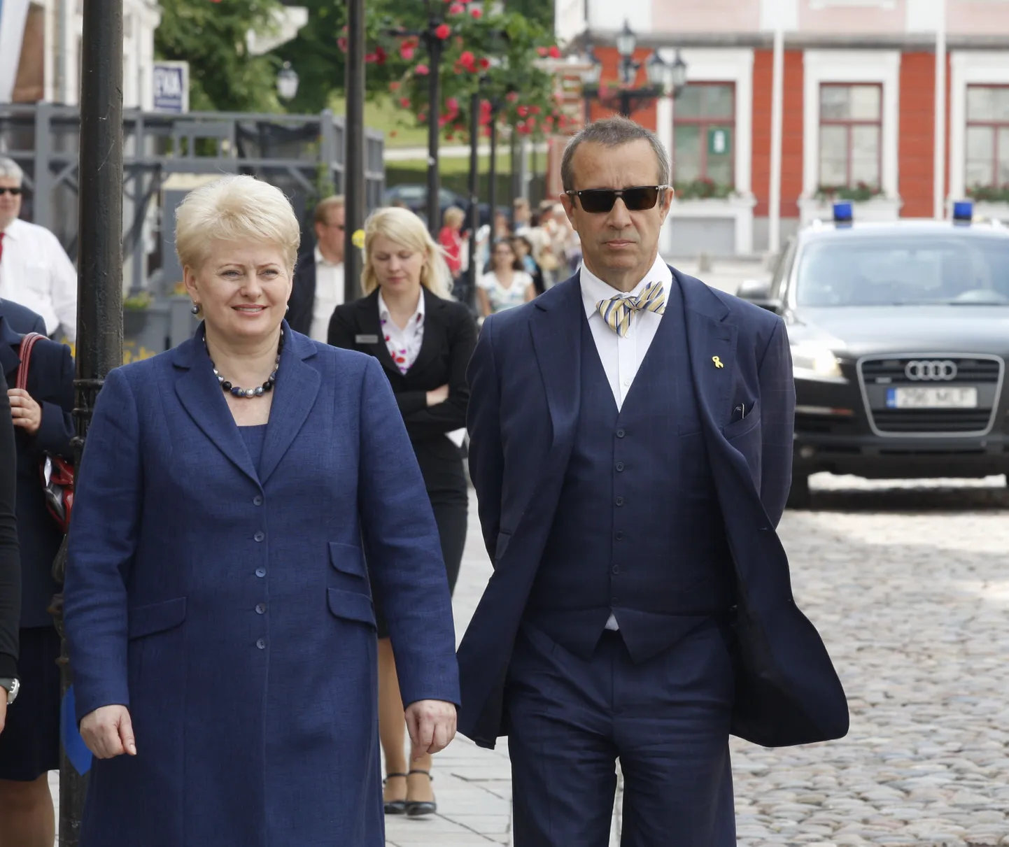 Leedu ja Eesti president 2011. aasta suvel Tartus