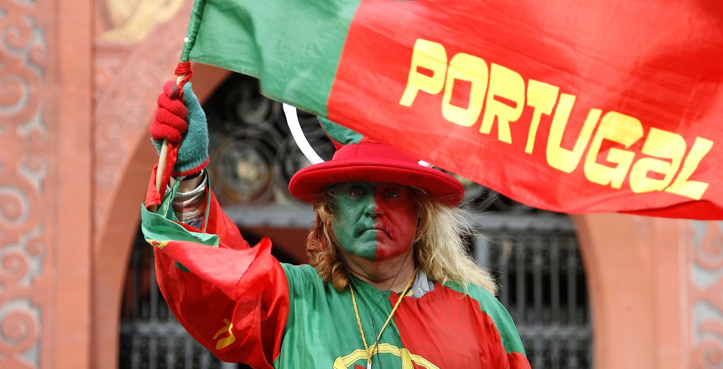Portugali jalgpallifänn.