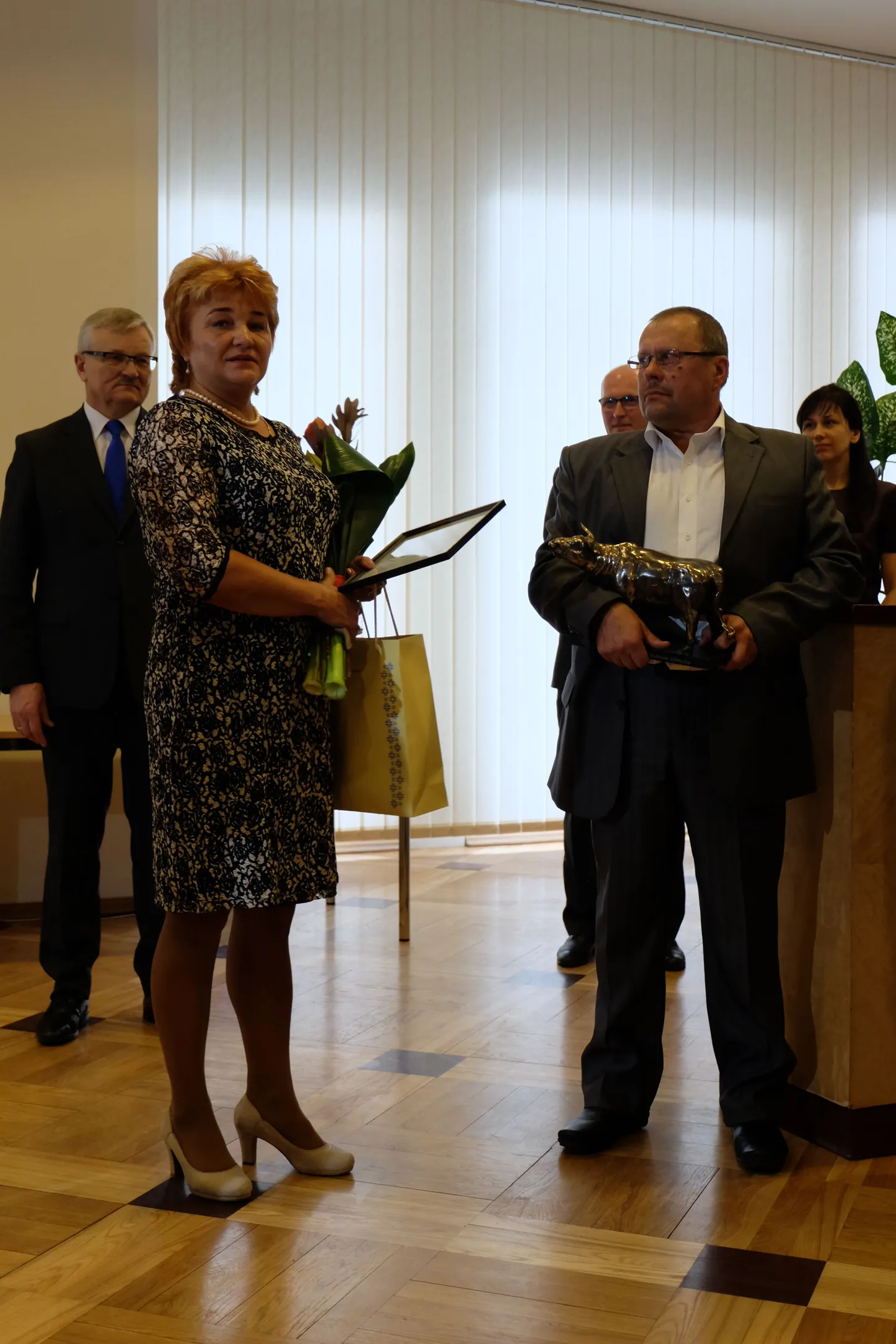 Silja ja Sulev Trahv pidulikul tunnustusüritusel
