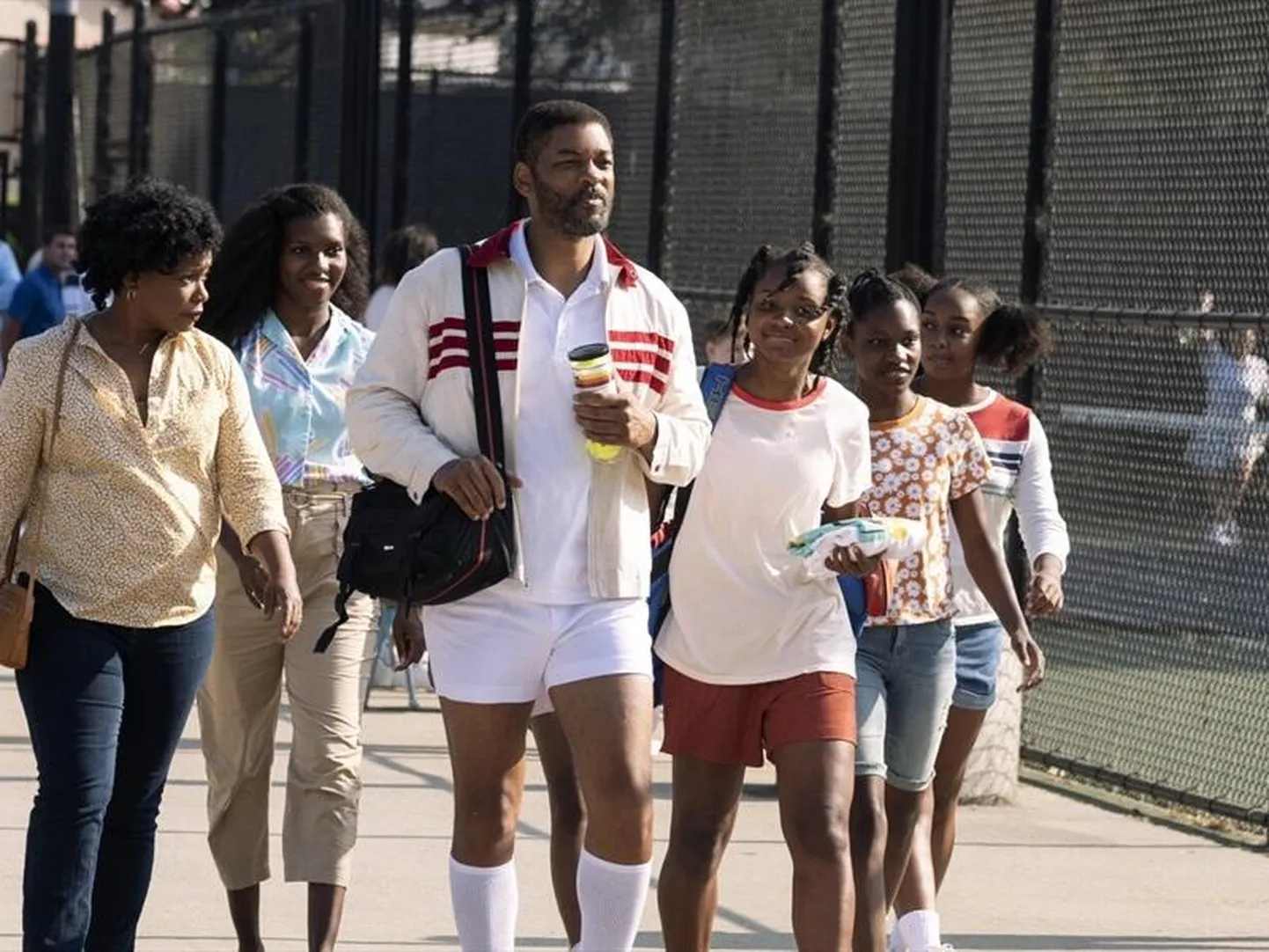 Tenniseväljaku kroonimata kuningas, Richard Williams (Will Smith)  FOTOd: Filmikaader