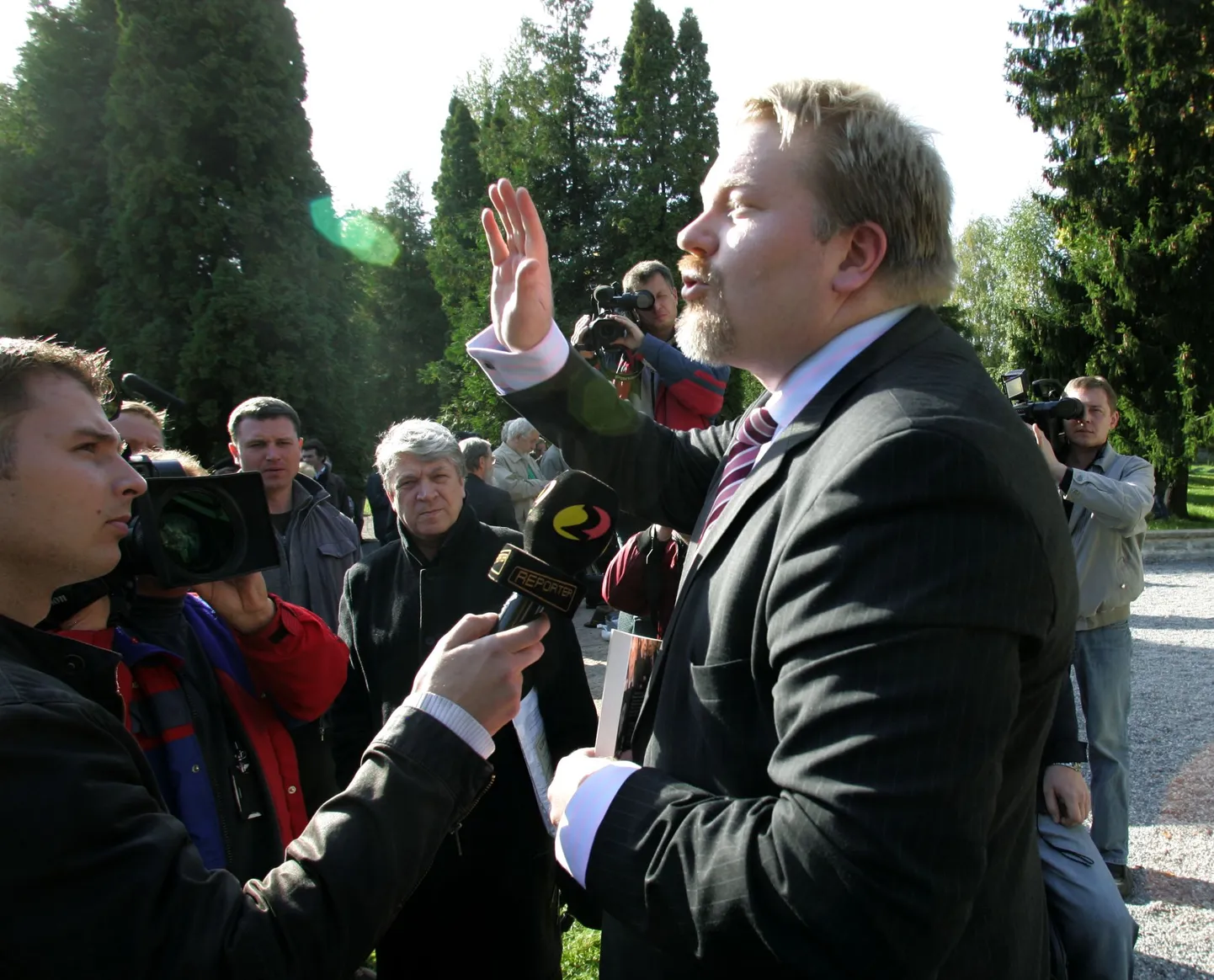 Johan Bäckman Tallinnas 2008. aastal