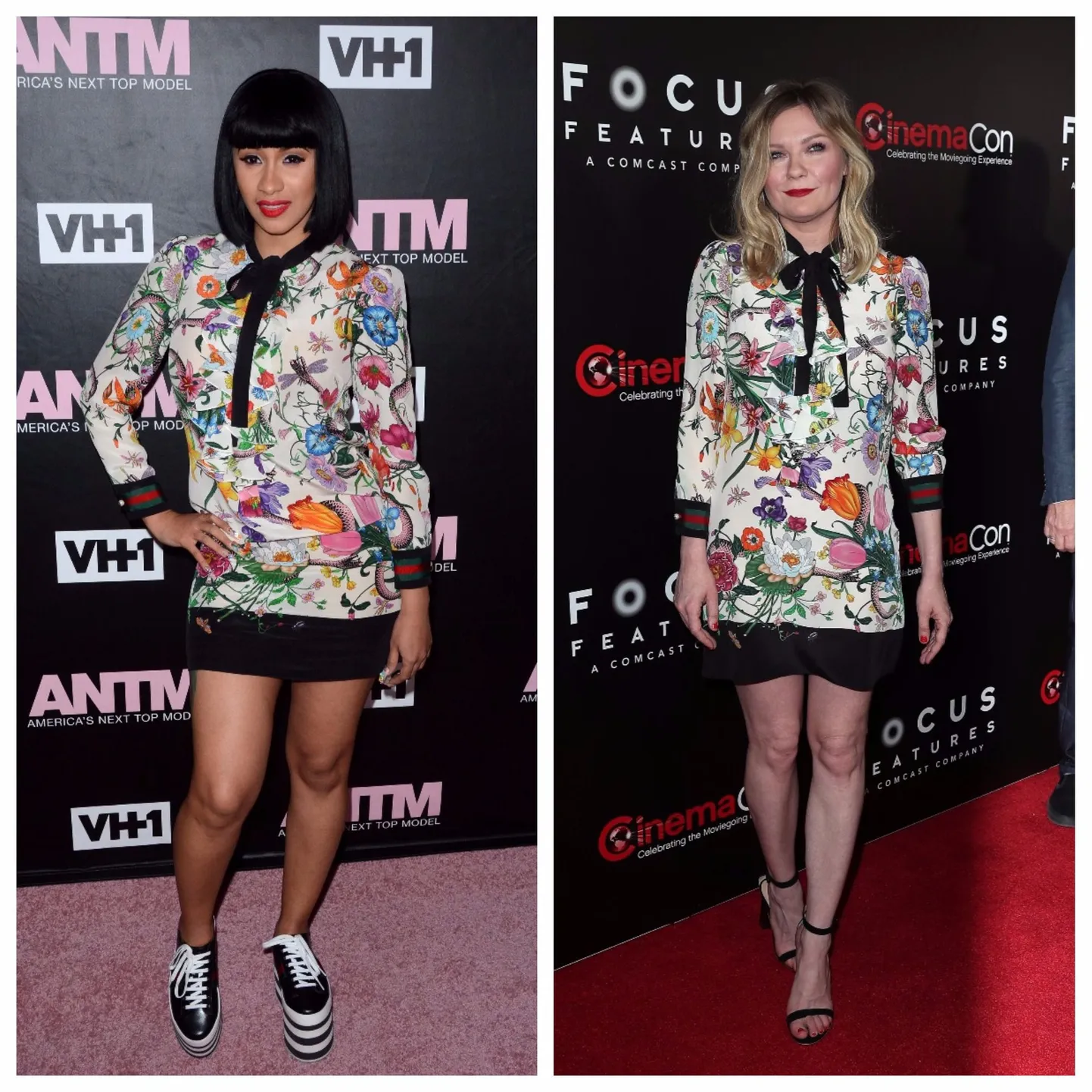 Cardi B vs Kirsten Dunst.