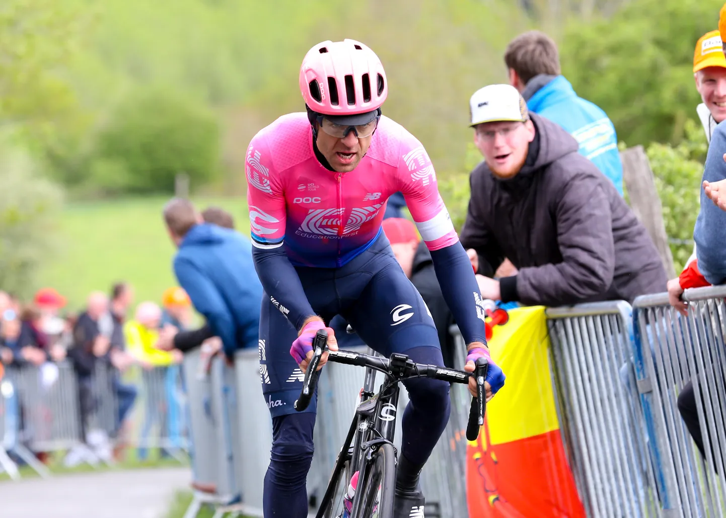 Tanel Kangert Liege-Bastogne-Liege ühepäevasõidul