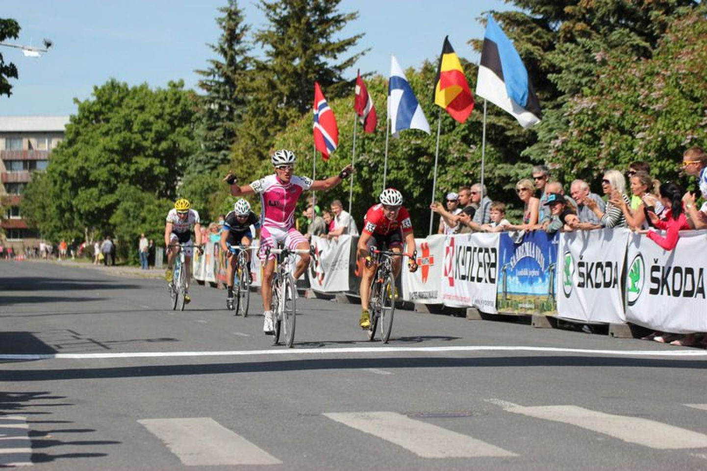 Saaremaa velotuuri 4. etapi finiš.