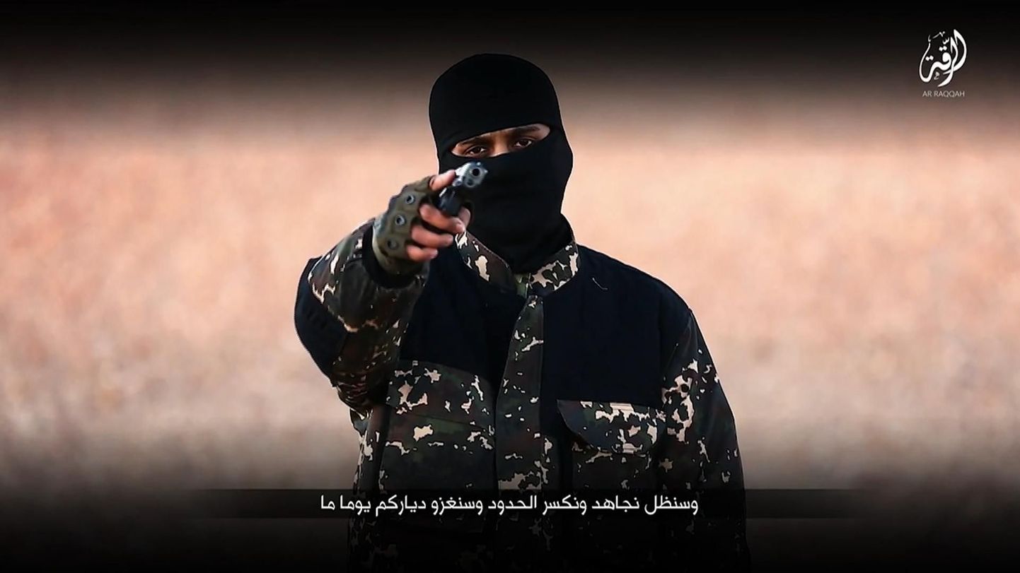 Kuvatõmmis väidetavalt ISISe meediakanali poolt toodetud videost.