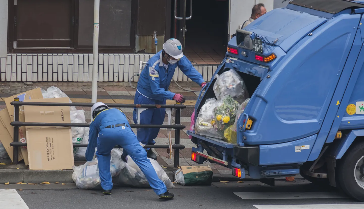 Prügi kogumine Jaapanis Tokyos