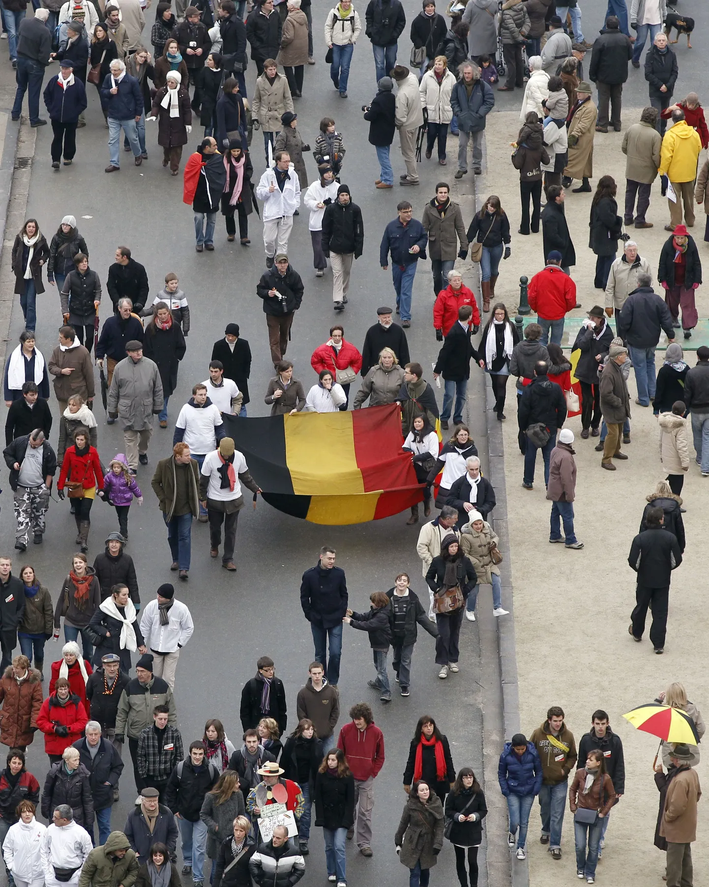 Демонстрация в Брюсселе. Иллюстративное фото