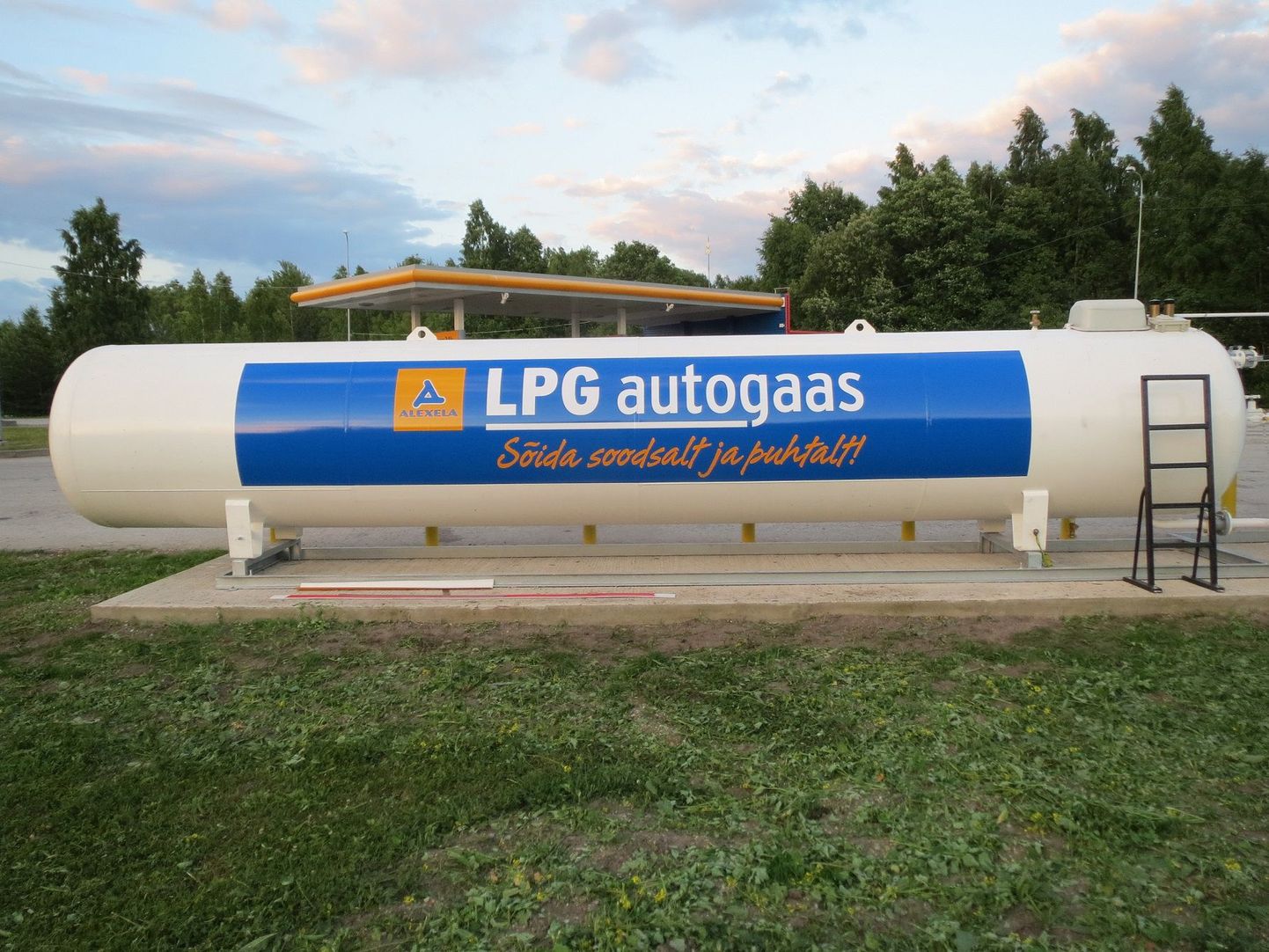 Alexela Oil Paldiski LPG tankla.