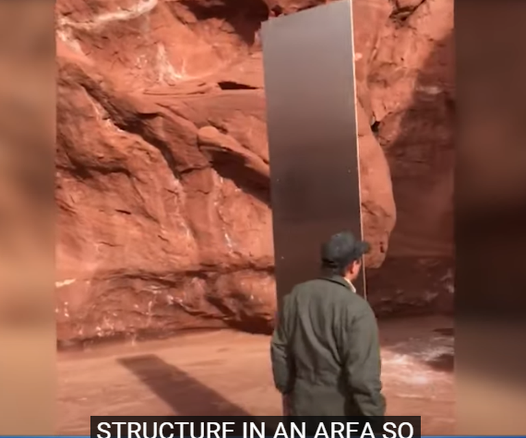 USA Utah kivikõrbest leiti metallmonoliit