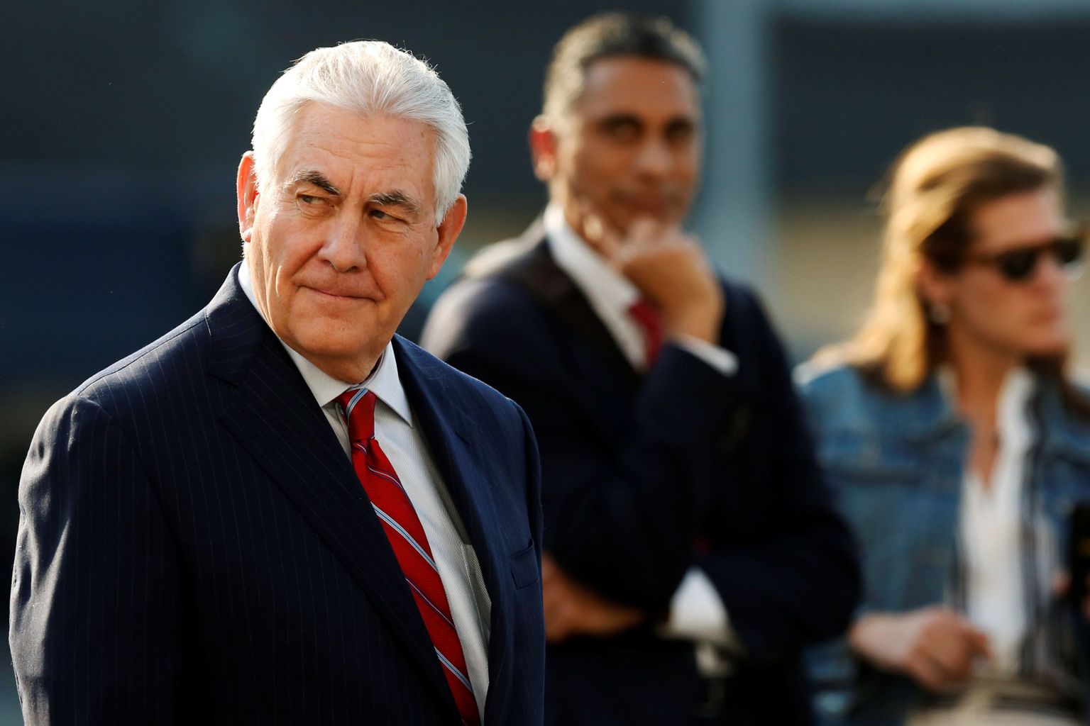 USA välisminister Rex Tillerson maandus Mexico lennuväljal.