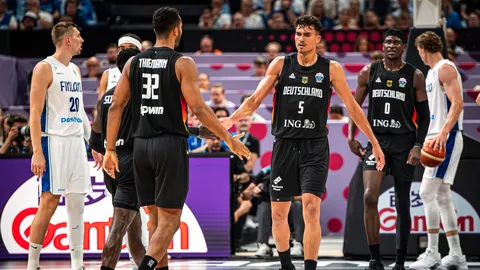 Vācijas izlase "EuroBasket 2025" astotdaļfinālā izkārto Baltijas derbiju