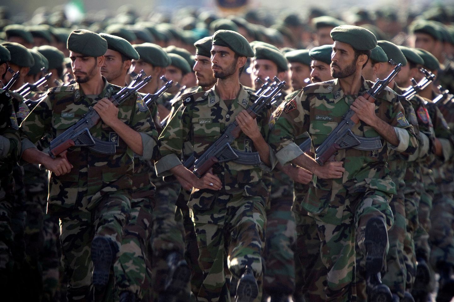 Iraani revolutsioonikaardi sõdurid.
