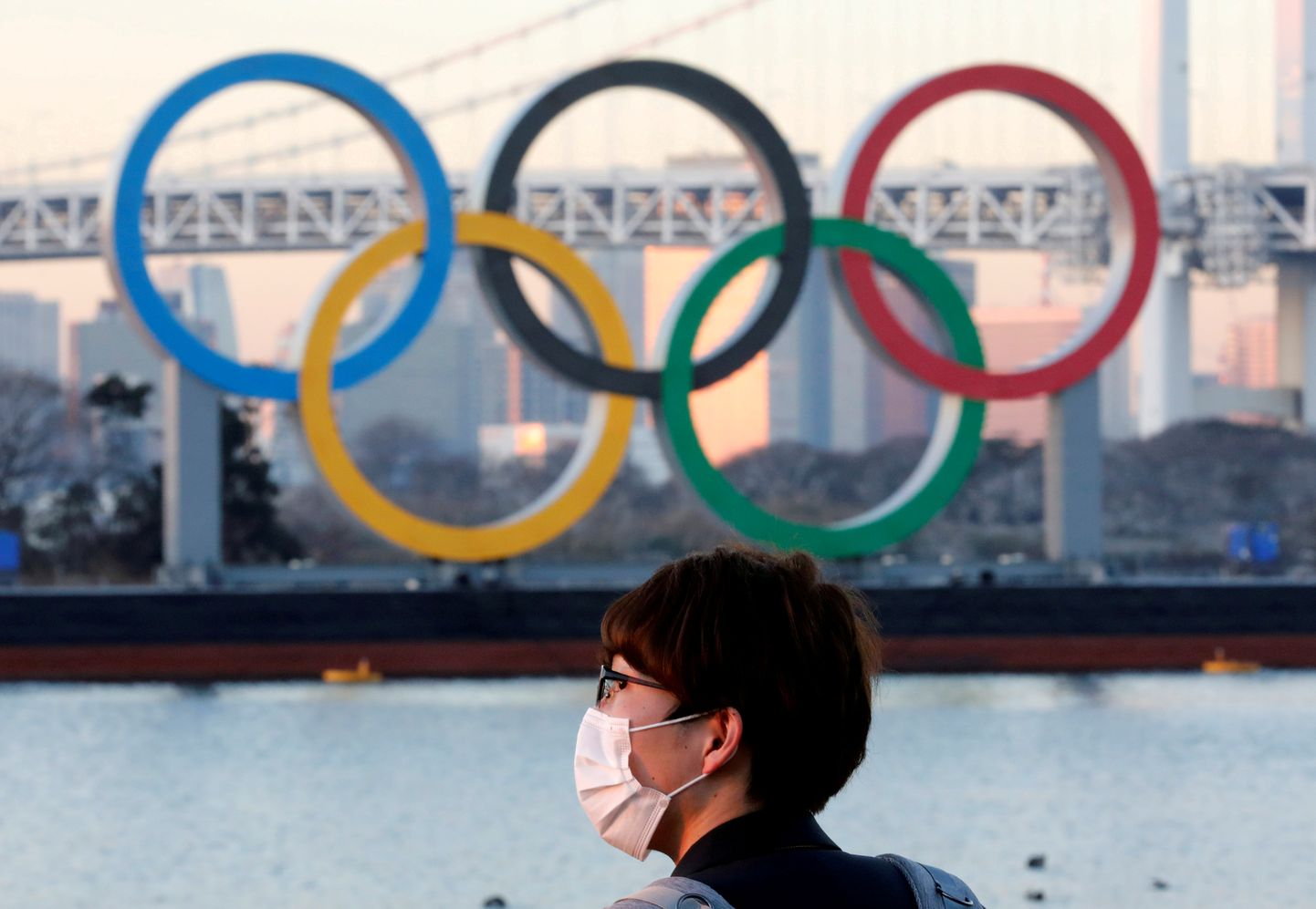Olümpiarõngad Tokyos.