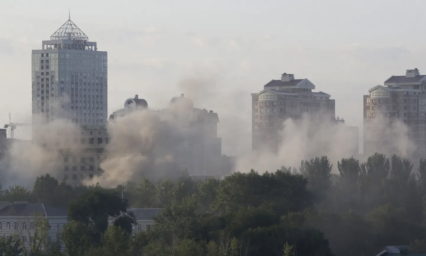 Взрывы в Донецке.