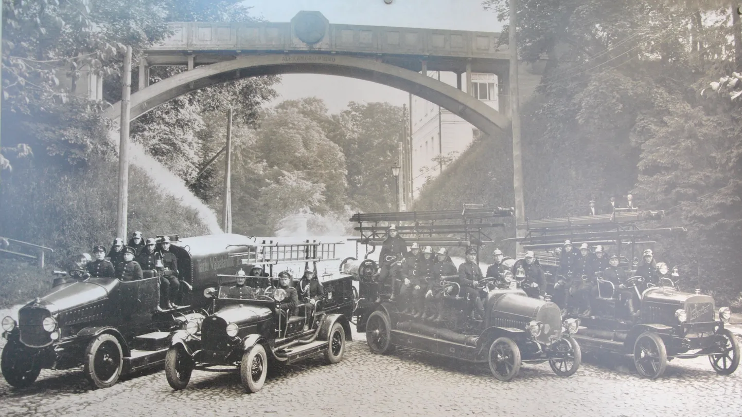 Tartu tuletõrje lendsalk 1929. aastal.