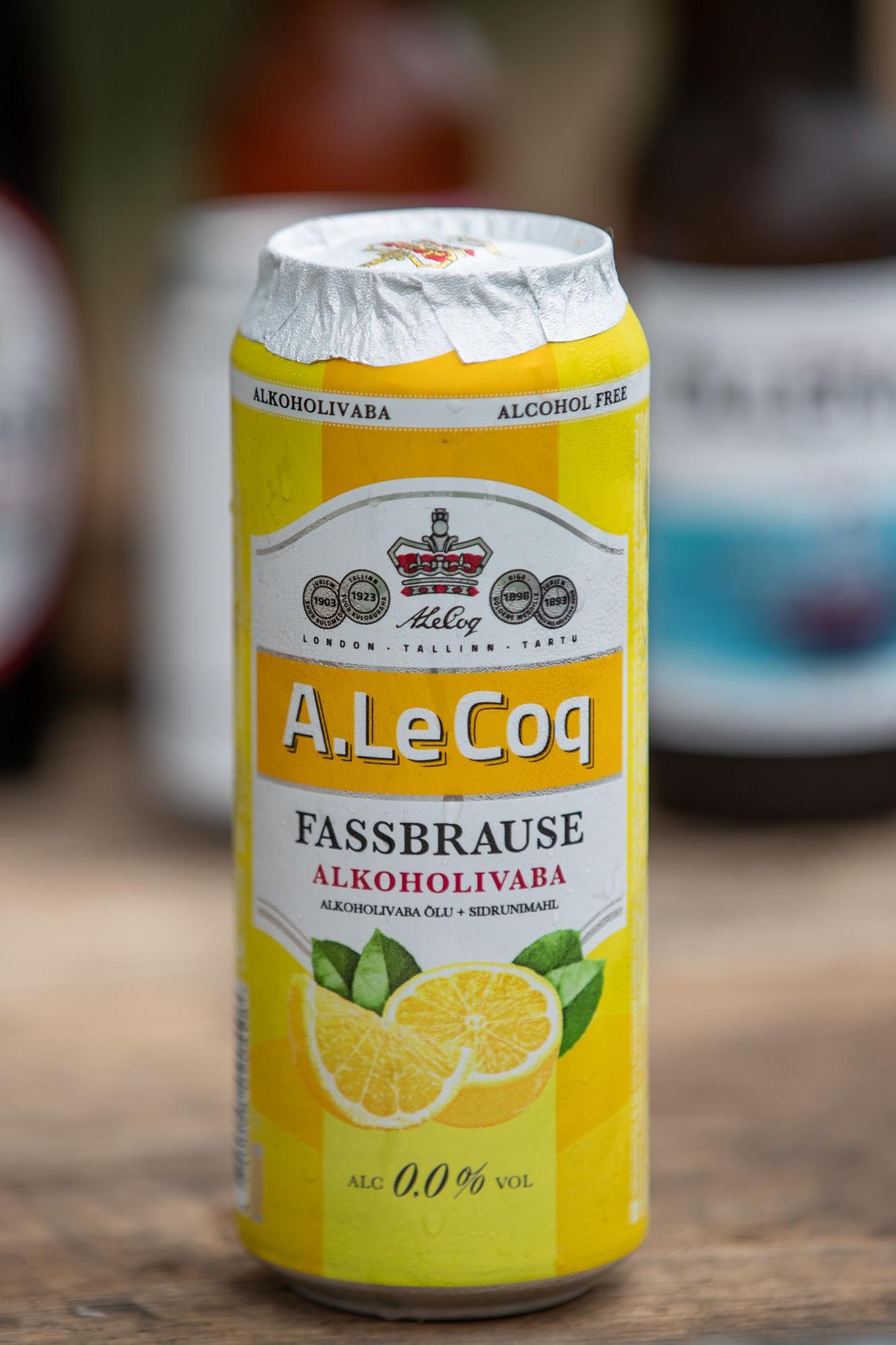 A. Le Coqi Fassbrause Lemon alkoholivaba õlu sidrunimahlaga. 0% vol. FOTO: Eero Vabamägi
