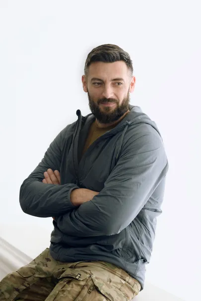 Ukraina rahvuskaardi 13. brigaadi «Hartia» staabiülem polkovnik Maksõm Holubok.