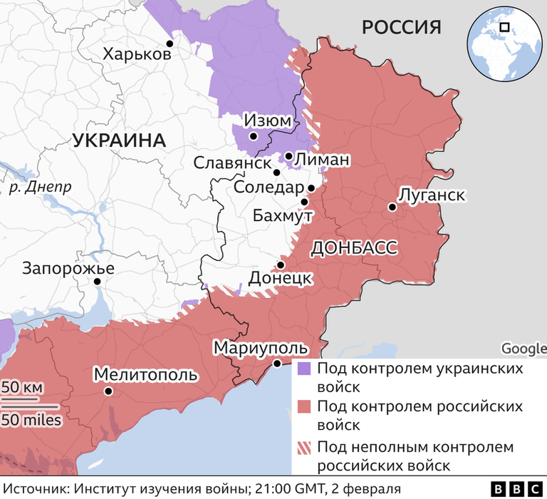 Карта военных действий