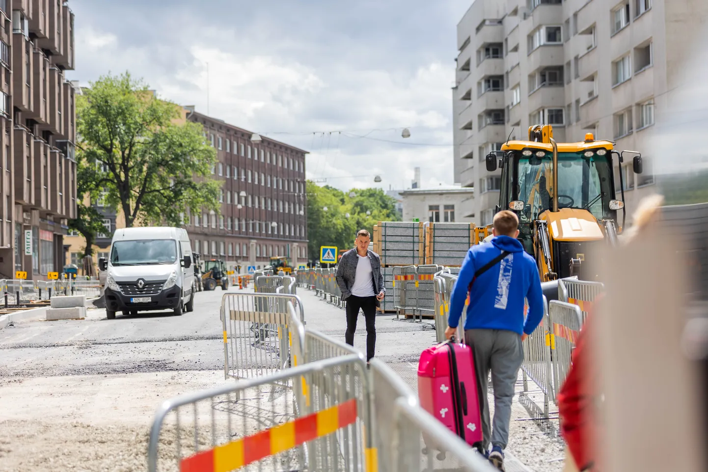Tee-ehitus Tallinna kesklinnas. Pilt on illustratiivne.