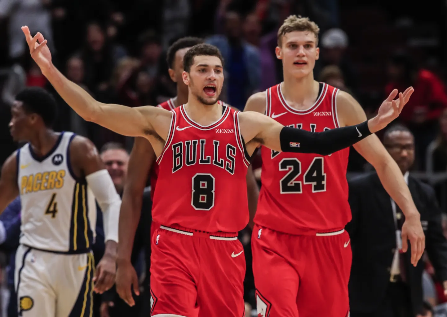 Zach LaVine päästis Bullsi korra, teisel korral sai aga aeg enne otsa.