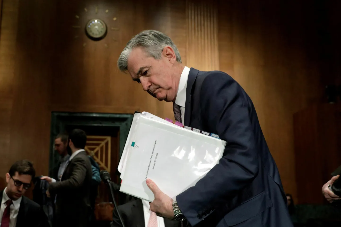 Föderaalreservi juht Jerome Powell märkis pärast rahapoliitikat kujundava nõukogu istungit, et nõukogus arutati intressitõstmise ärajätmist,